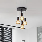 Lustre Pendente Preto com Design Moderno Satélite