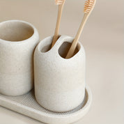 Kit de Banheiro Areia Luxuosa Dourada