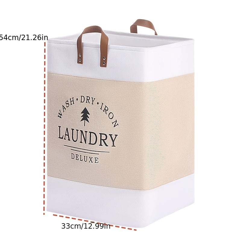 Cesto de Roupas Clássica Dobrável com Estampa Deluxe
