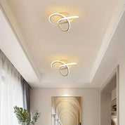 Luminária de Teto LED Regulável Design Moderno com Controle de Temperatura