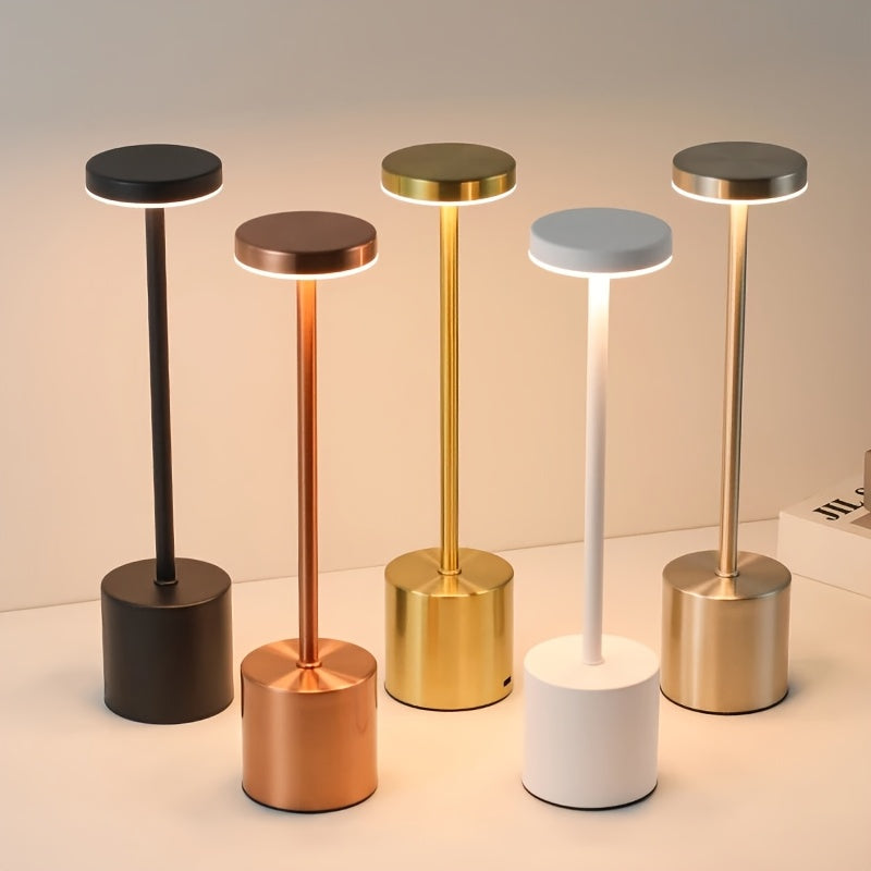Luminária de Mesa 3 Cores LED Touch Dimerizável