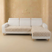 Conjunto 2 Peças Capa de Sofá Luxo Plush Yixuan Foxtail