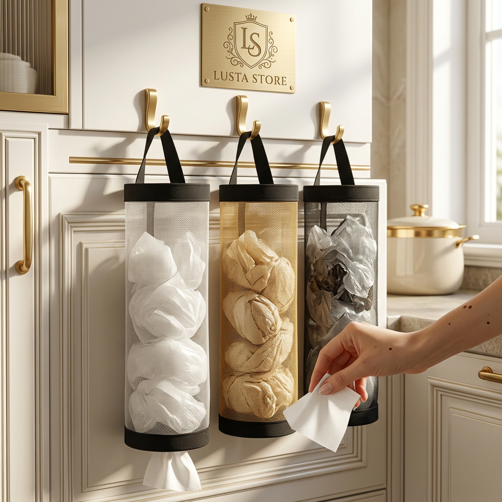 Dispenser de Sacos Plásticos para Cozinha