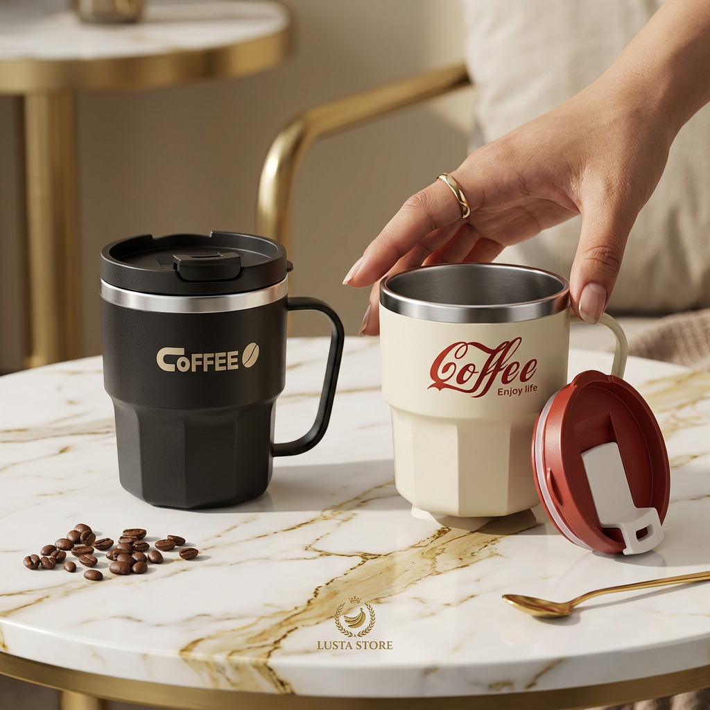 Caneca de Café Dupla Camada