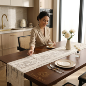 Caminho de Mesa Renda Boho Chic