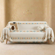 Capa de Sofá Estilo Boho Versátil Back Side