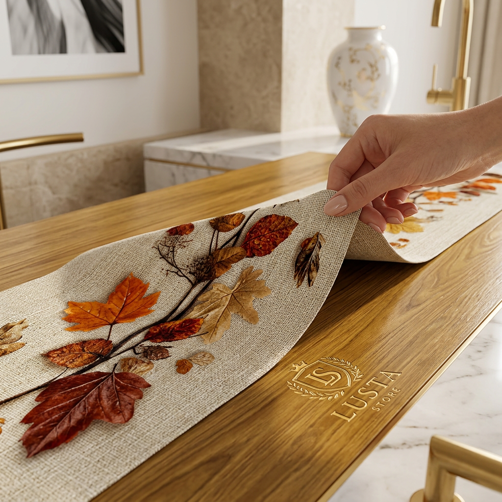 Caminho de Mesa Folhas de Outono Básico