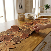 Caminho de Mesa Folhas de Outono