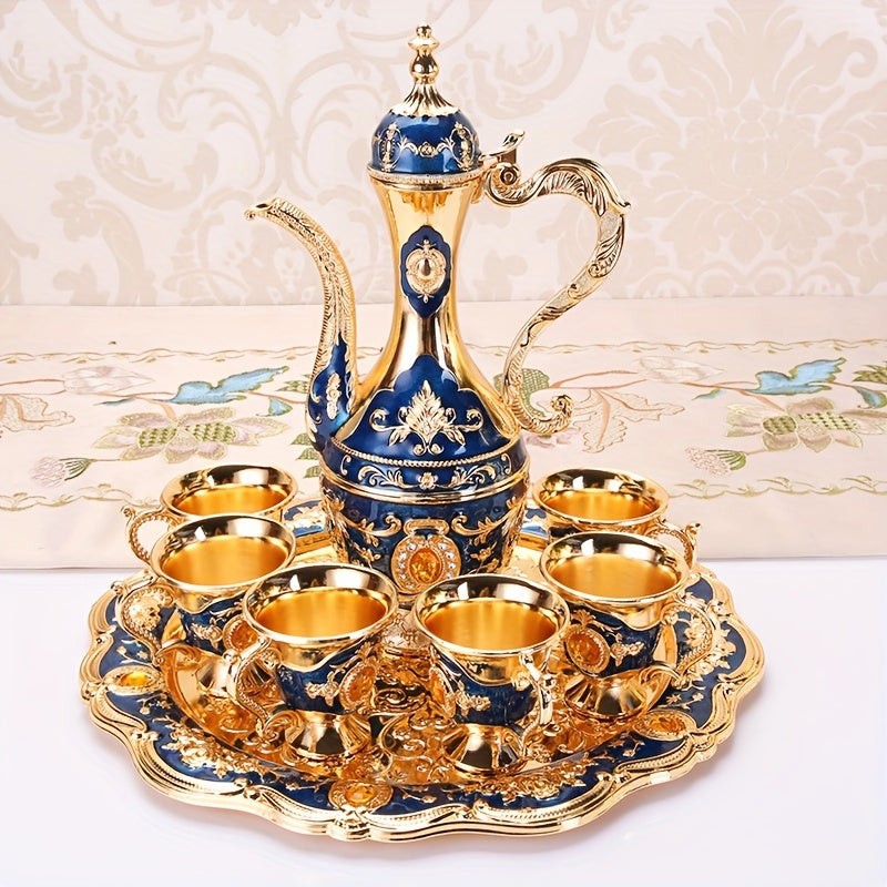 Conjunto de Jarra Retrô Luxuoso Estilo Turco-Europeu