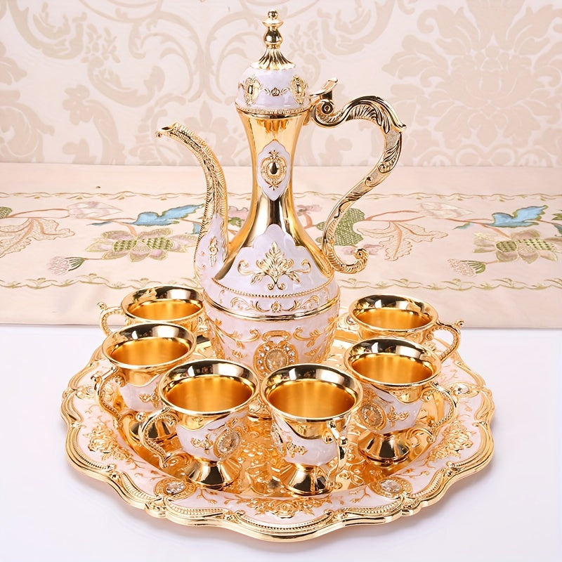 Conjunto de Jarra Retrô Luxuoso Estilo Turco-Europeu