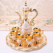 Conjunto de Jarra Retrô Luxuoso Estilo Turco-Europeu