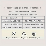 Jogo de Cama Boho Chic Orquídea