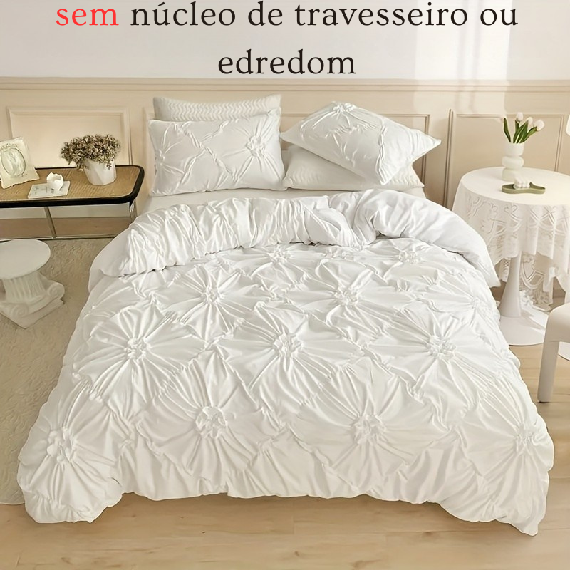 Jogo de Cama 3D Diamond em 3Pcs