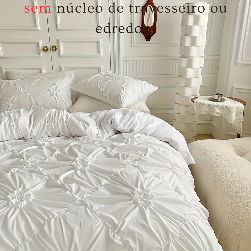 Jogo de Cama 3D Diamond em 3Pcs